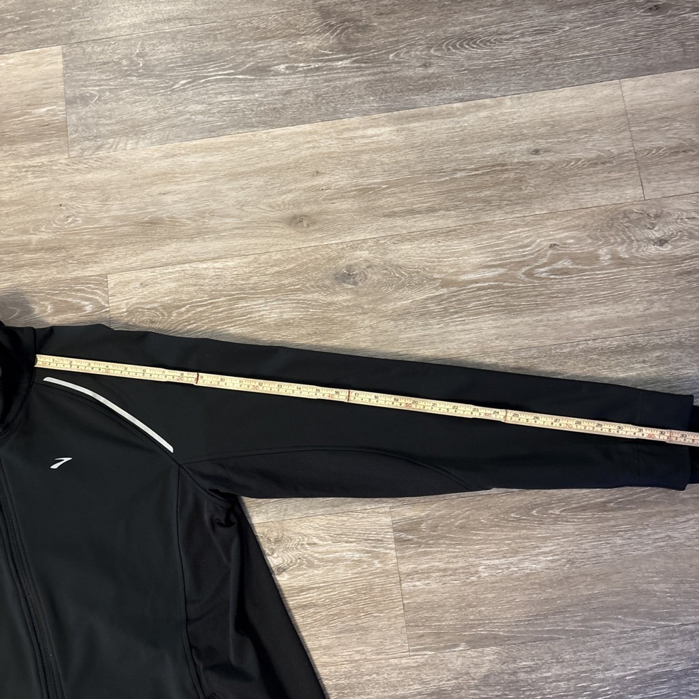 Brooks Fusion Hybrid Running Jacket Men's Size XL Shelter Technology Black Zip - Picture 14 of 16